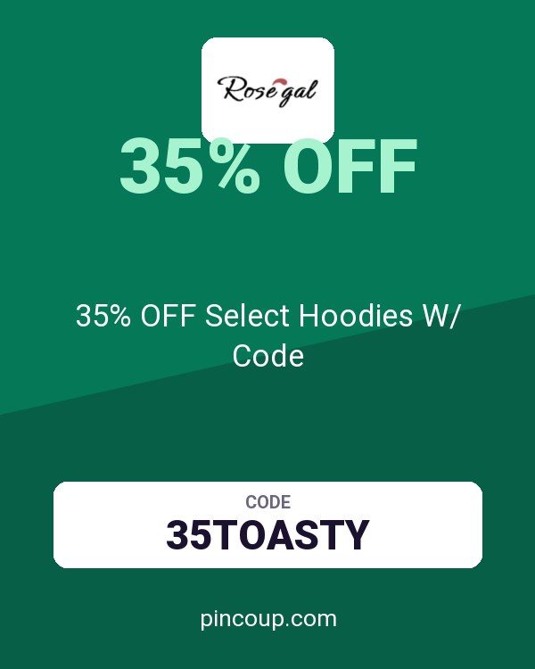 Rosegal coupon: 35% OFF Select Hoodies W/ Code
