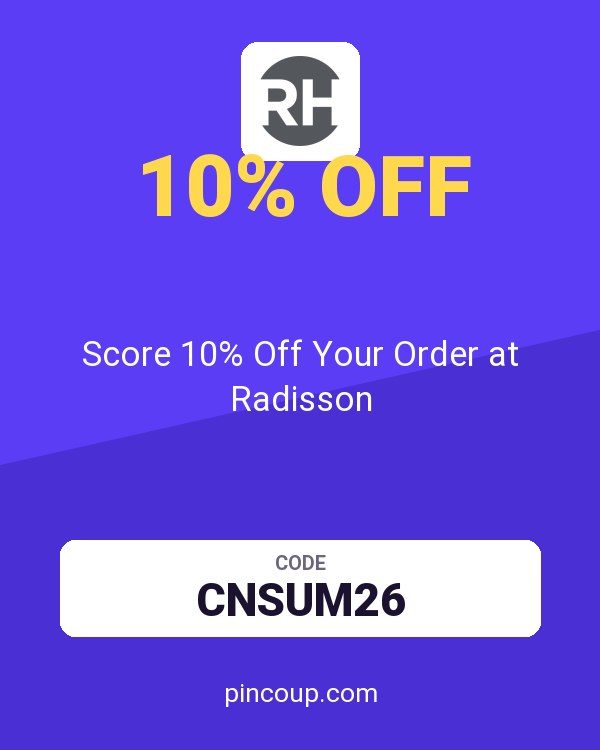 Radisson Hotels coupon: Score 10% Off Your Order at Radisson