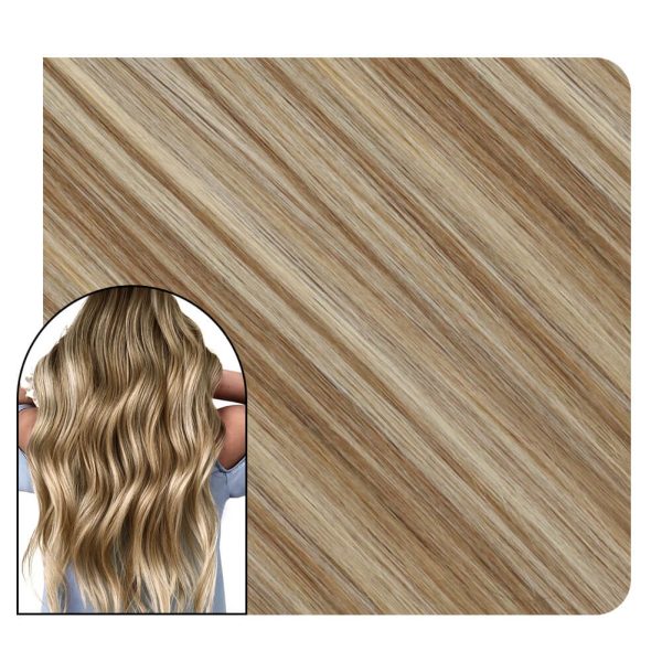 [Pre-Sale]Human Hair U-tip Fusion Hair Extensions Brown with Blonde #10/613 - 20 inch / 100 gram at Ugeat Hair Official