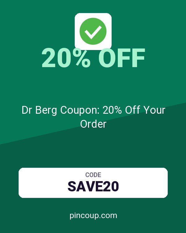 Dr Berg Coupon: 20% Off Your Order