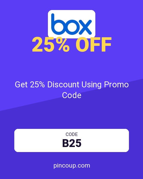 Box coupon: Get 25% Discount Using Promo Code
