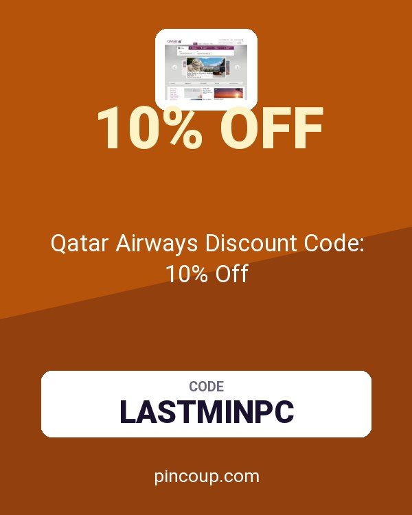Qatar Airways Discount Code: 10% Off