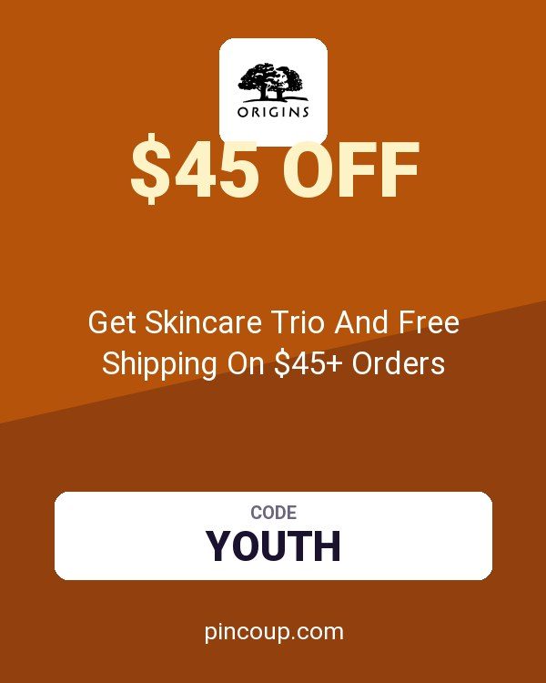 Origins Online coupon: Get Skincare Trio And Free Shipping On $45+ Orders