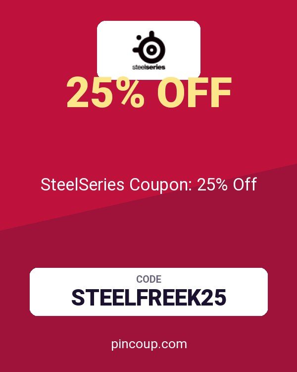 SteelSeries Coupon: 25% Off
