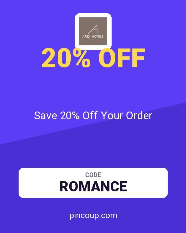 Apex Hotels coupon: Save 20% Off Your Order