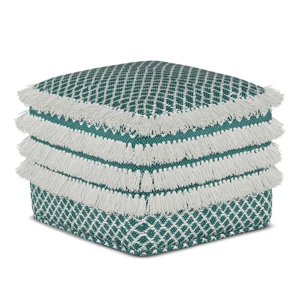Leah Outdoor/ Indoor Pouf at simpli-home
