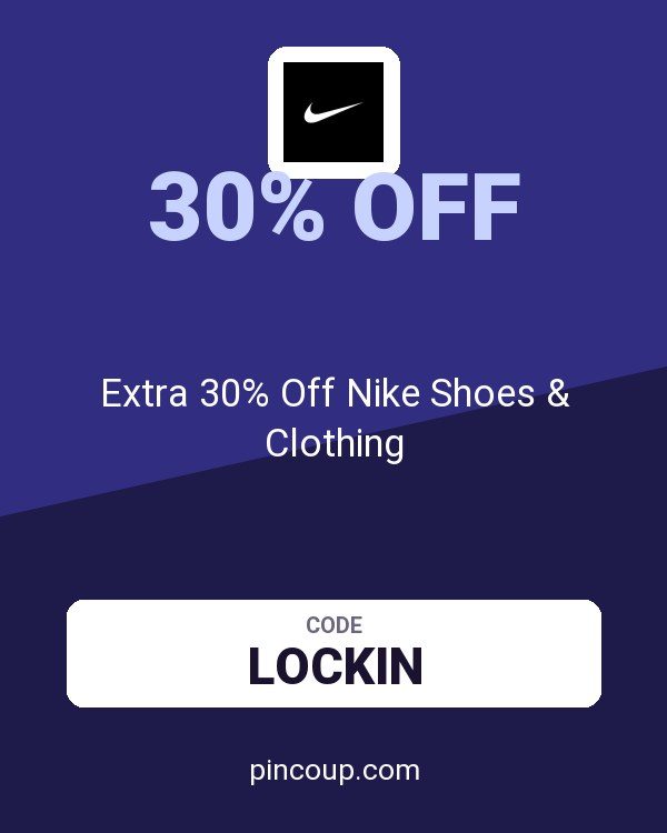 Extra 30% Off Nike Shoes & Clothing