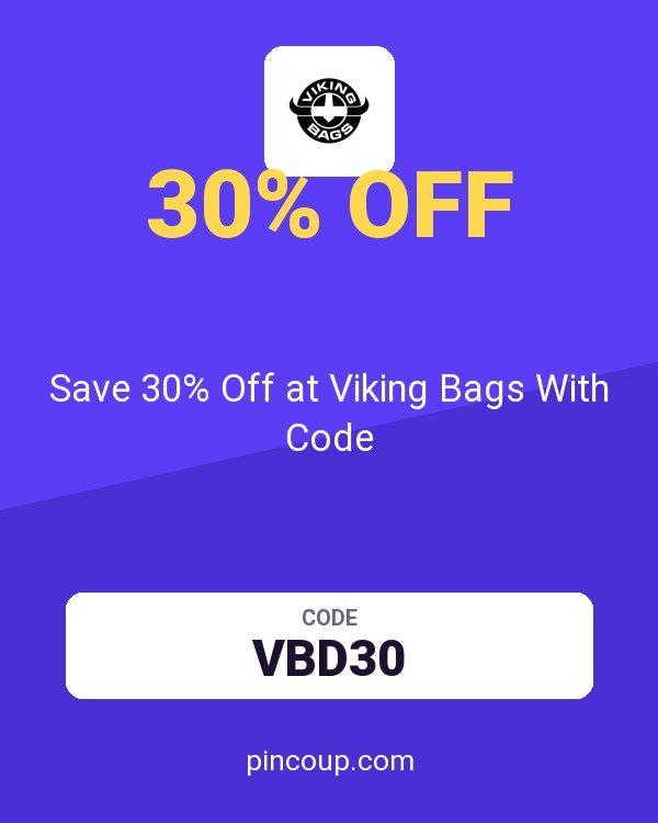 Save 30% Off at Viking Bags With Code