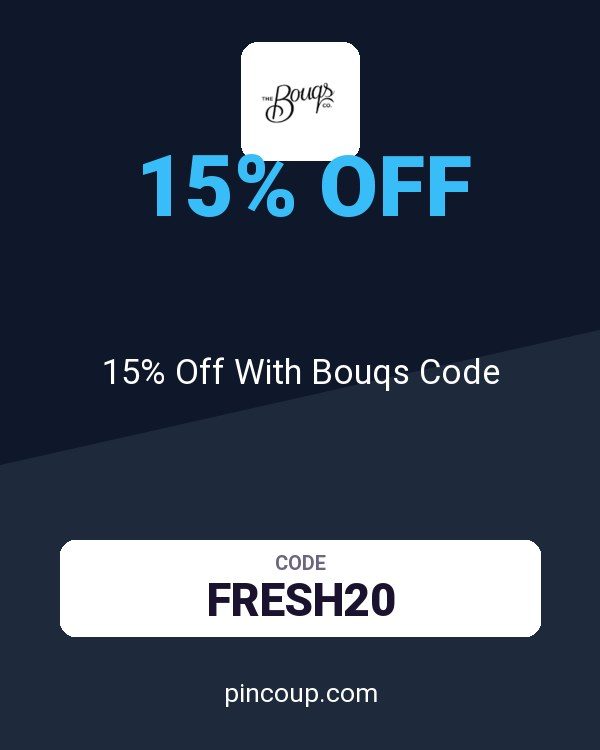 The Bouqs Company coupon: 15% Off With Bouqs Code