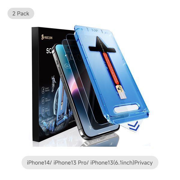 iPhone Gen 2 Screen Protector - Privacy / iPhone14/ iPhone13 Pro/ iPhone13(6.1inch) at Magic John