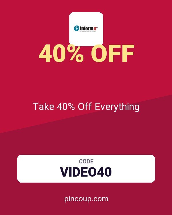 Pearson Education (InformIT) coupon: Take 40% Off Everything