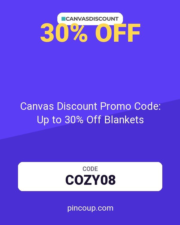Canvas Discount Promo Code: Up to 30% Off Blankets