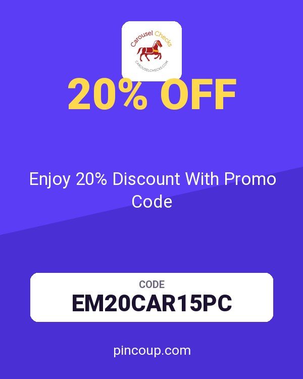 Carousel Checks coupon: Enjoy 20% Discount With Promo Code