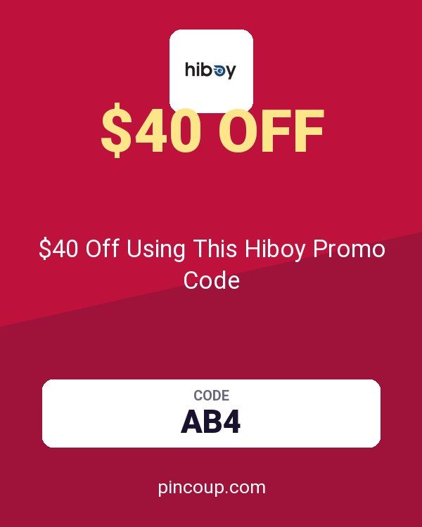 $40 Off Using This Hiboy Promo Code