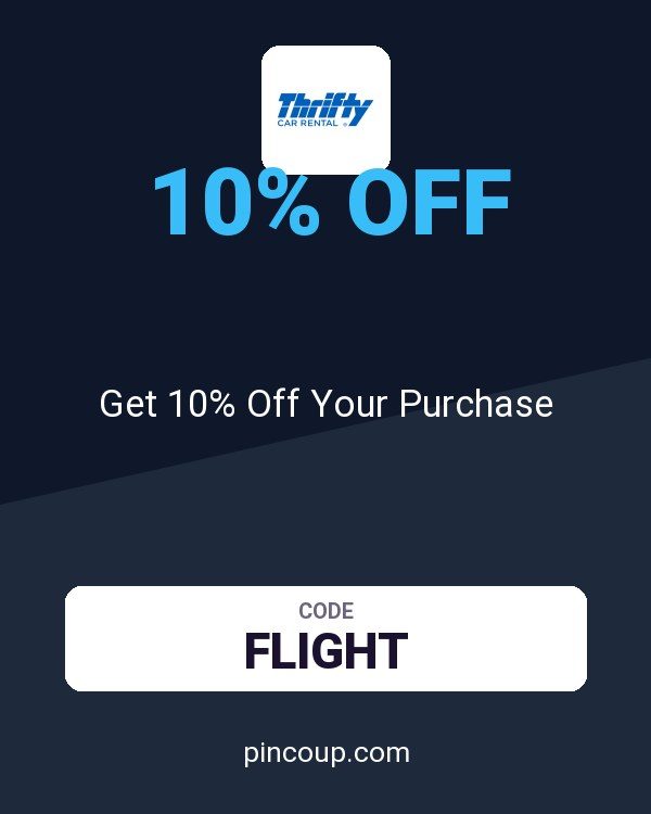 Thrifty Rent-A-Car System, Inc. coupon: Get 10% Off Your Purchase