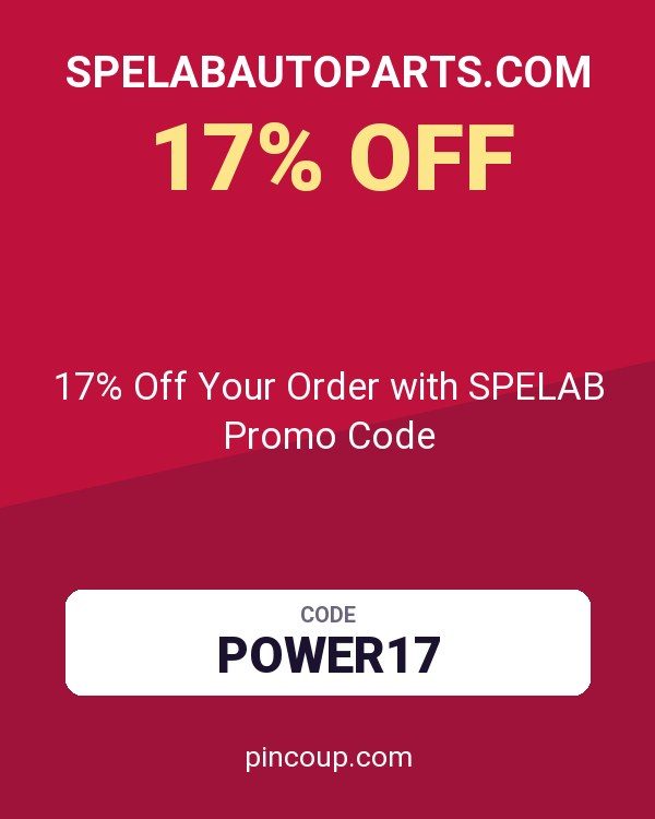 Spelabautoparts.com coupon: 17% Off Your Order with SPELAB Promo Code