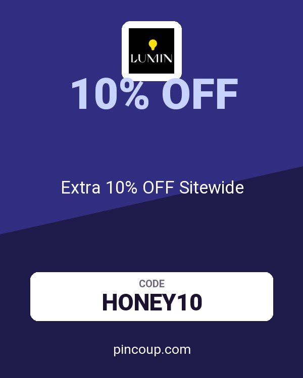 Lumin coupon: Extra 10% OFF Sitewide