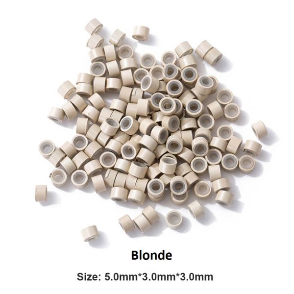 Ugeat® Silicone Micro Rings Links Beads For Keratin Bonded Hair For Bundle - Blonde at Ugeat Hair Official