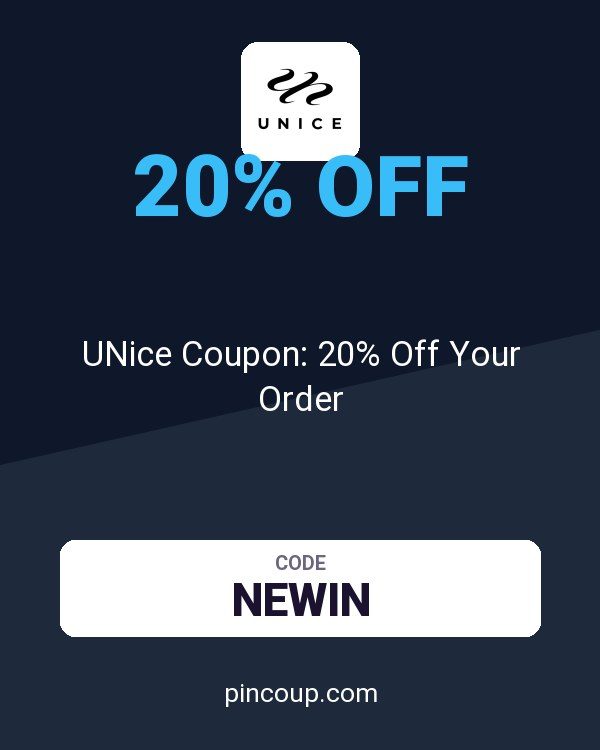 UNice Coupon: 20% Off Your Order