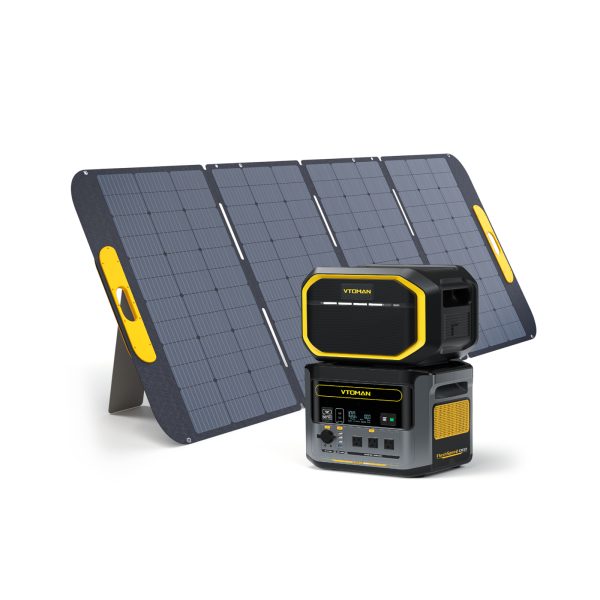 VTOMAN FlashSpeed 1500 V-BEYOND™ Portable Power Station - FlashSpeed 1500 + Extra Battry + 400W Solar Panel at VTOMAN US/CA