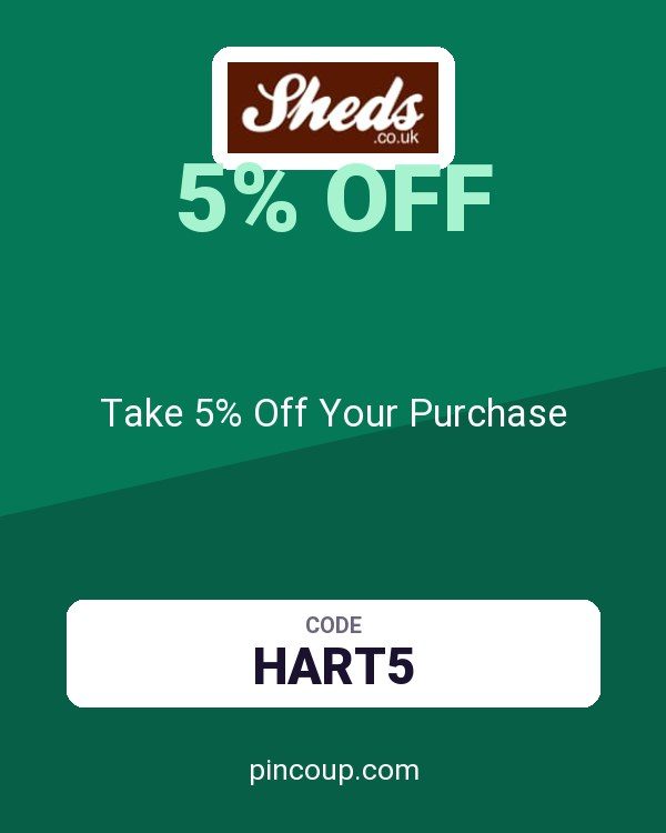 Sheds.co.uk coupon: Take 5% Off Your Purchase