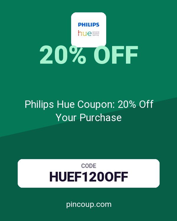 Philips Hue Coupon: 20% Off Your Purchase