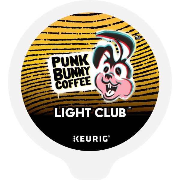 Punk Bunny Coffee Light Club Coffee® K-Cup® Pods Box 10 Count at Keurig