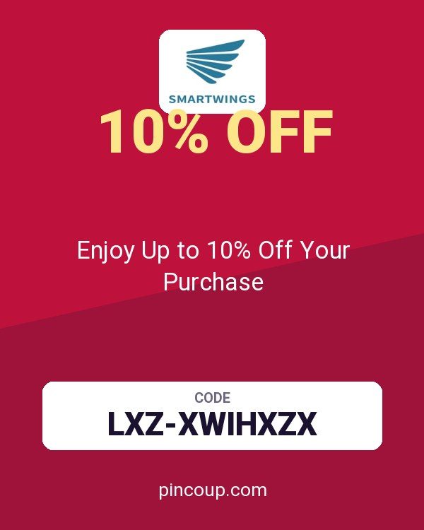Smartwings coupon: Enjoy Up to 10% Off Your Purchase