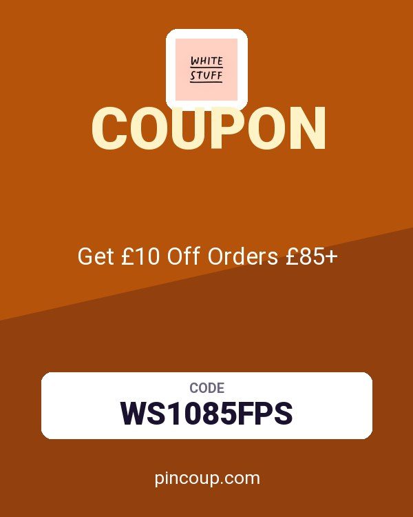 White Stuff DE coupon: Get £10 Off Orders £85+