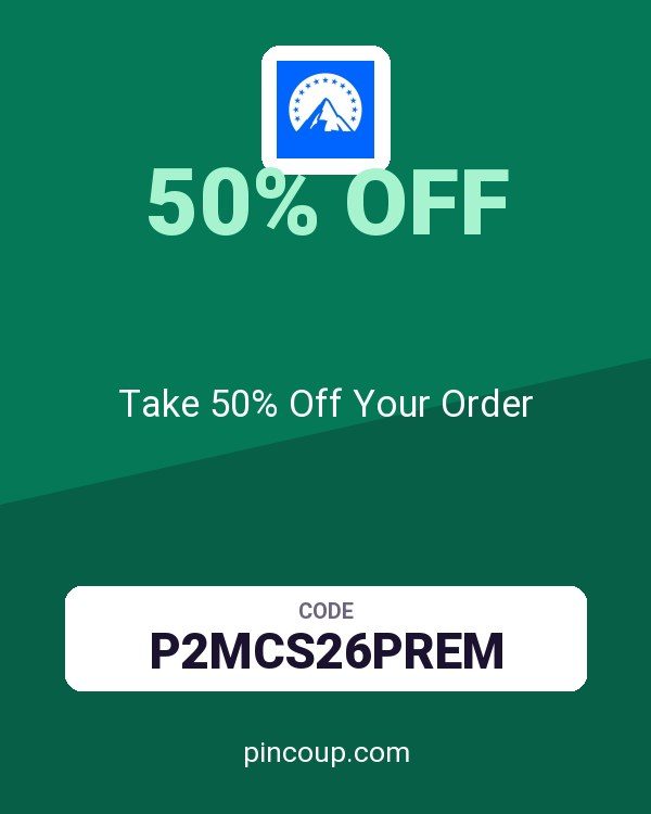 Paramount coupon: Take 50% Off Your Order