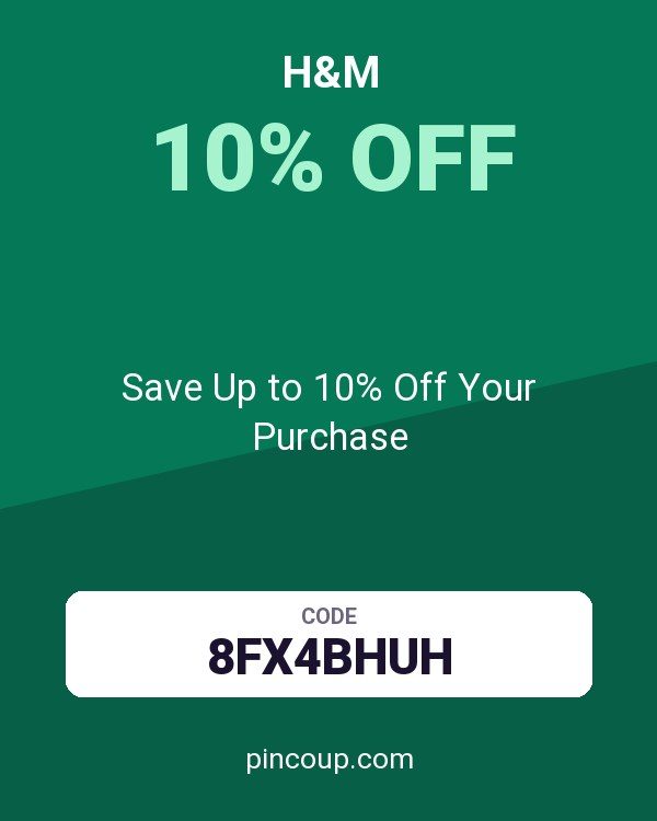 H&M coupon: Save Up to 10% Off Your Purchase