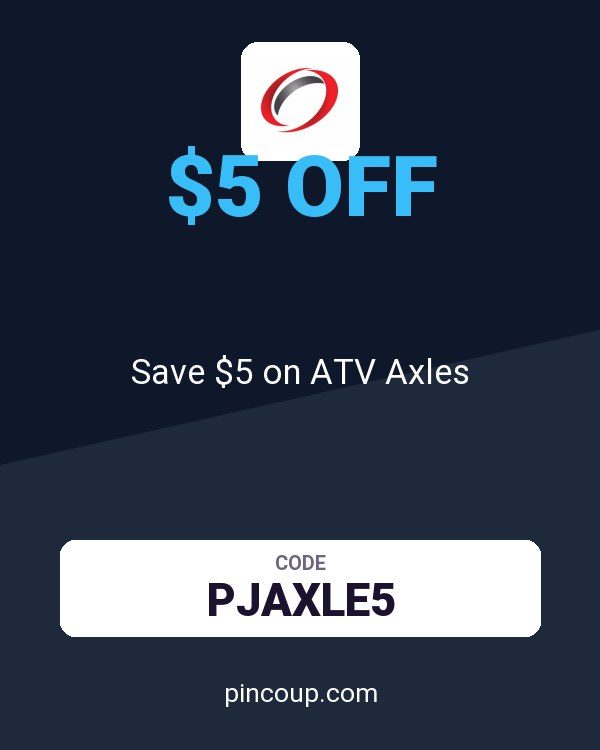 Sixity coupon: Save $5 on ATV Axles