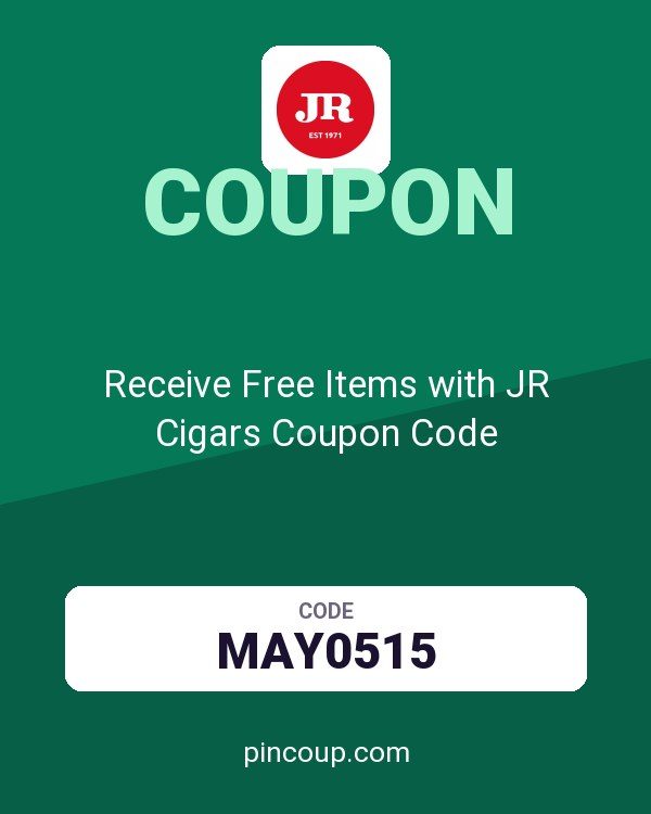 Receive Free Items with JR Cigars Coupon Code