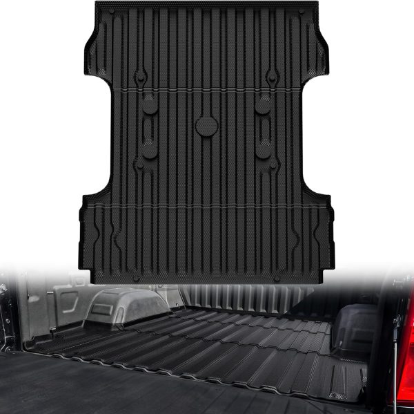 YITAMOTOR TPE Truck Bed Mat for 2017-2025 Ford F250/F350/F450 6.75ft Bed | Heavy Duty Bed Liner at Oedro