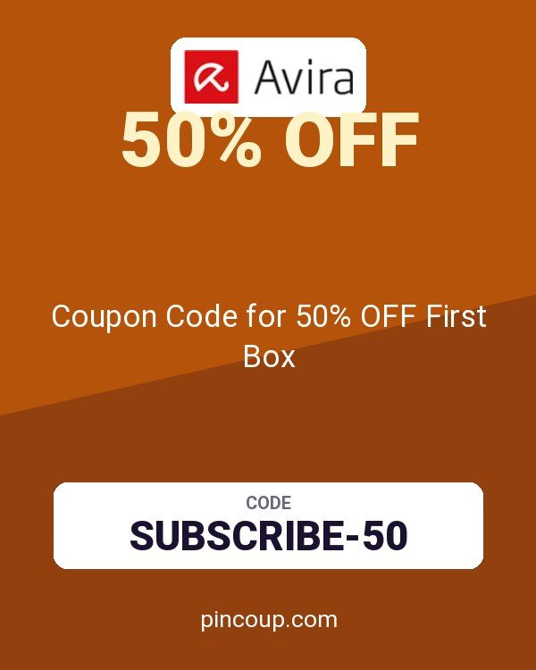 Avira: Coupon Code for 50% OFF First Box