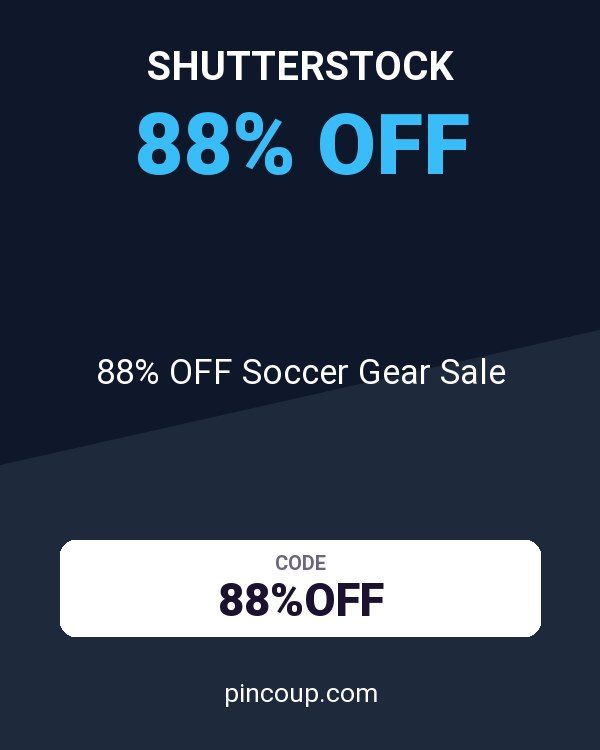 Shutterstock coupon: 88% OFF Soccer Gear Sale