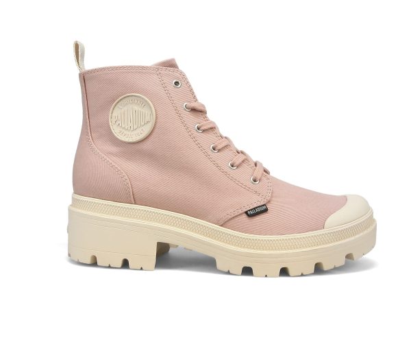 Palladiumboots Womens Pallabase Twill Earth Clay Liq High Top Boot