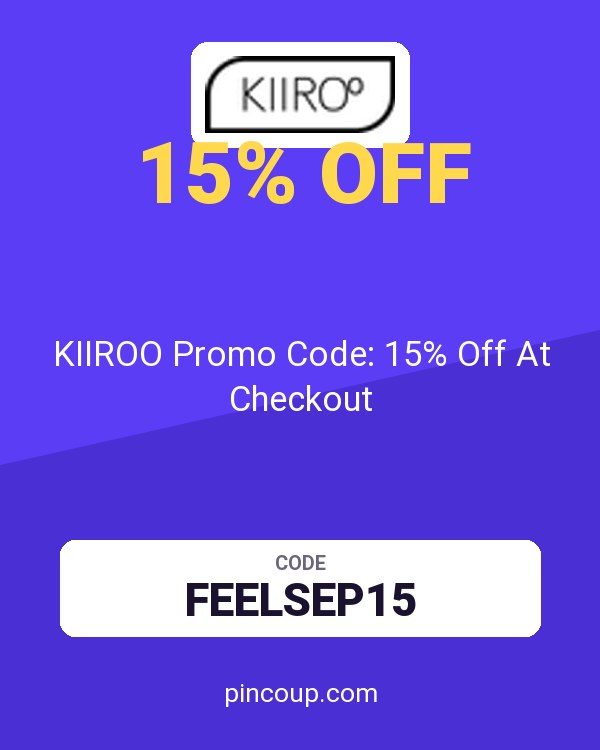 KIIROO Promo Code: 15% Off At Checkout