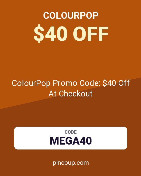 ColourPop Promo Code: $40 Off At Checkout