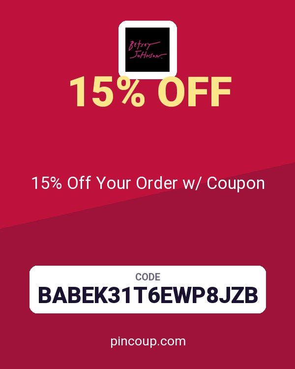 Betsey Johnson: 15% Off Your Order w/ Coupon