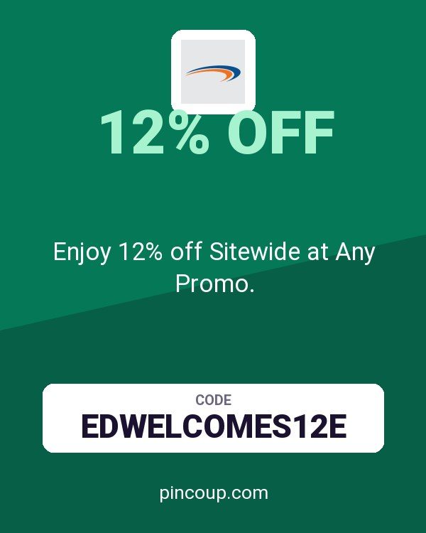 Enjoy 12% off Sitewide at Any Promo.