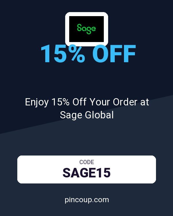 Enjoy 15% Off Your Order at Sage Global