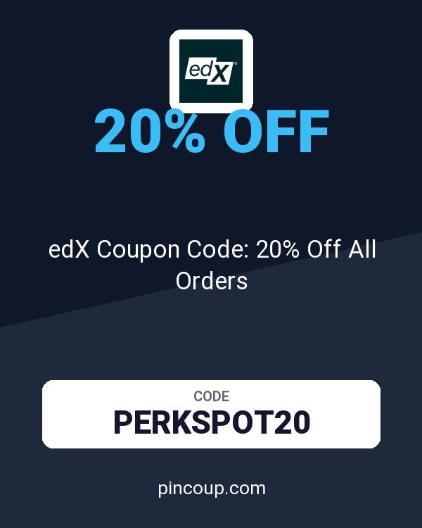 edX Coupon Code: 20% Off All Orders