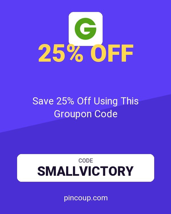 Save 25% Off Using This Groupon Code