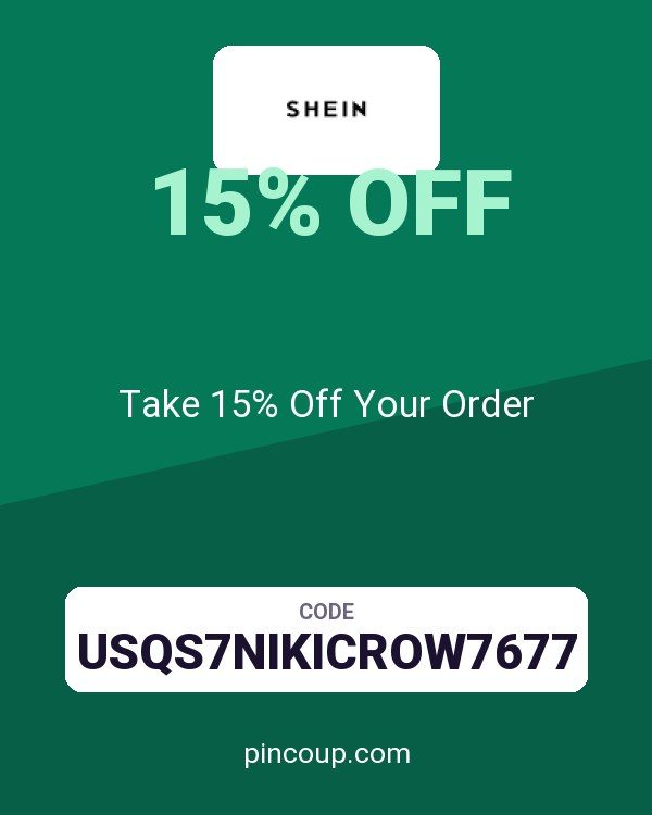 Shein coupon: Take 15% Off Your Order