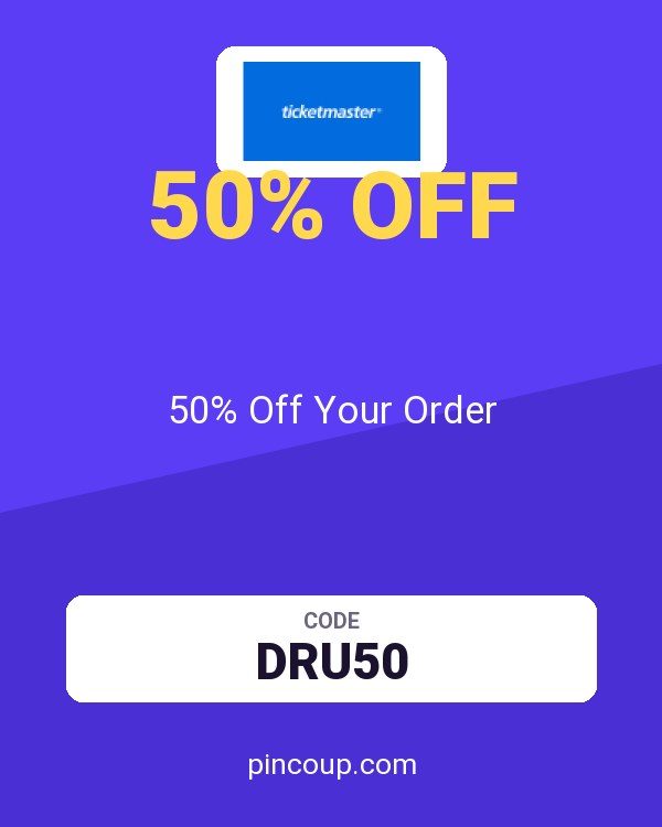 Ticketmaster coupon: 50% Off Your Order