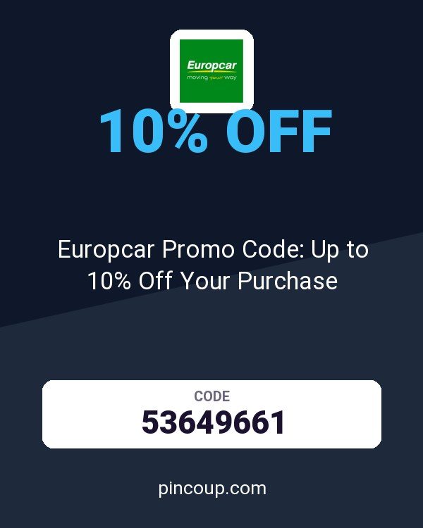Europcar (US & Canada) coupon: Europcar Promo Code: Up to 10% Off Your Purchase