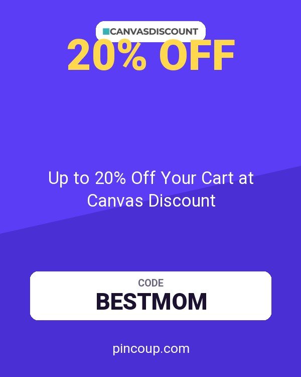 Up to 20% Off Your Cart at Canvas Discount
