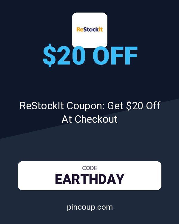 ReStockIt.com: ReStockIt Coupon: Get $20 Off At Checkout