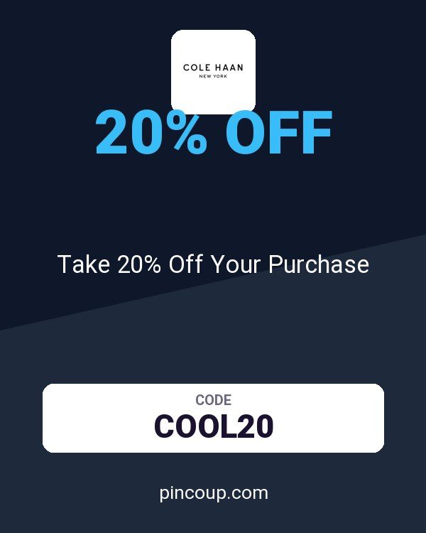 Cole Haan coupon: Take 20% Off Your Purchase